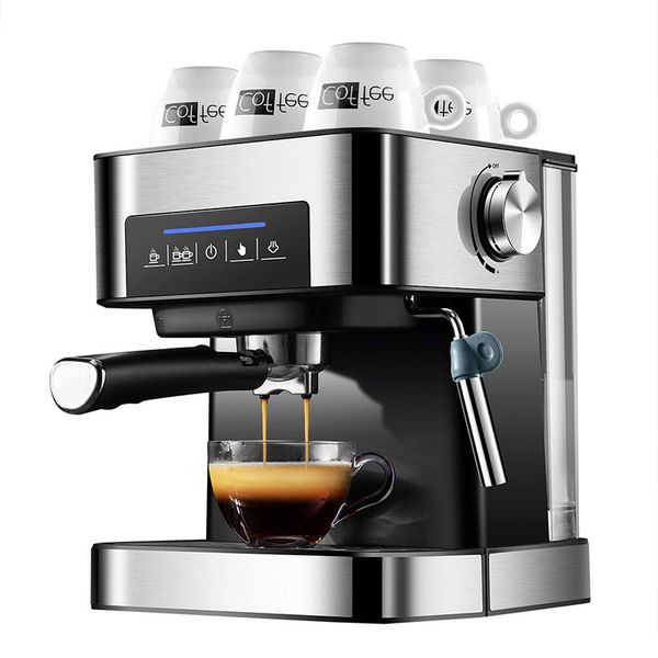 

20 BAR Espresso Coffee Maker Machine for Ice Mocaccino Americano Cappuccino with Steam Milk Foamer Frother 1.5L Water Tank