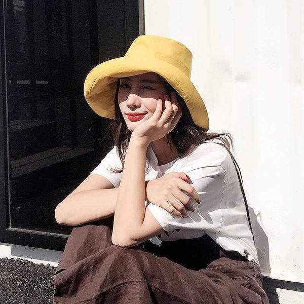 wide brim hats zjbechahmu fashion solid cotton vintage sun for women girl summer caps big sunshade beach hat 2021 fedoras accessories, Blue;gray
wide brim hats zjbechahmu fashion solid cotton vintage sun for women girl summer caps big sunshade beach hat 2021 fedoras accessories, Blue;gray