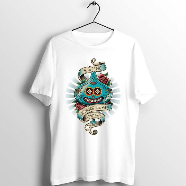 men women t shirt dragon quest day of the dead slime skull funny artwork printed tee
men women t shirt dragon quest day of the dead slime skull funny artwork printed tee