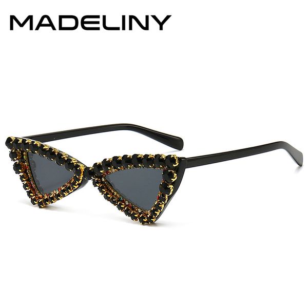 madeliny fashion cat eye sunglasses women personality diamond decoration sun glasses female vintage small triangle uv400 ma986, White;black
madeliny fashion cat eye sunglasses women personality diamond decoration sun glasses female vintage small triangle uv400 ma986, White;black
