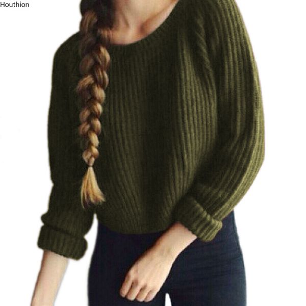 women's sweaters houthion sweater fashion temperament round neck short solid color pullover knitted long sleeve, White;black
women's sweaters houthion sweater fashion temperament round neck short solid color pullover knitted long sleeve, White;black