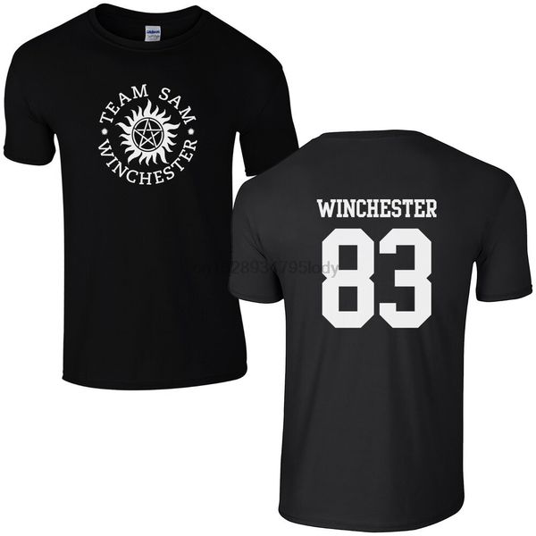 команда сэм винчестер 83 t-shirt - сверхъестественное saving люди охота things вверх
команда сэм винчестер 83 t-shirt - сверхъестественное saving люди охота things вверх