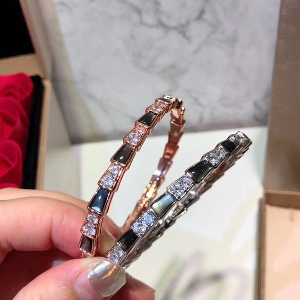 asian gold fashion personalized snake bracelet with zircon shell women's bracelet accessories, Golden;silver
asian gold fashion personalized snake bracelet with zircon shell women's bracelet accessories, Golden;silver