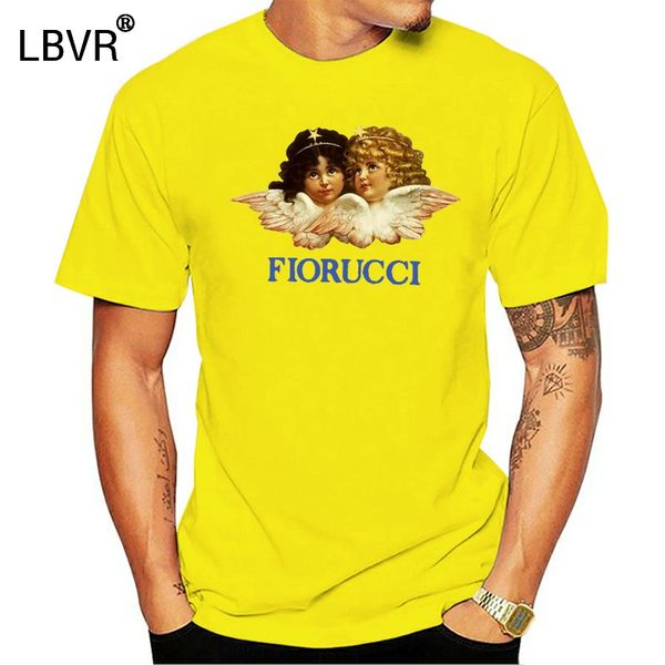 fiorucci angels t shirt new cotton t-shirt men round neck short-sleeved casual t-shirt