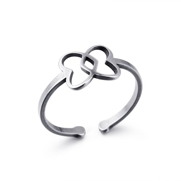 cluster rings stainless steel open ring metal color two hearts cross romantic wind female adjustable in the middle femalejewelry r110-t2, Golden;silver
cluster rings stainless steel open ring metal color two hearts cross romantic wind female adjustable in the middle femalejewelry r110-t2, Golden;silver