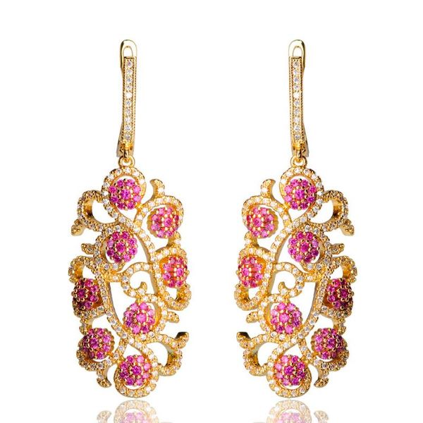dazz luxury flower&leaf drop long earrings for women copper zircon gold silver color dangle ear accessories weddding joyas
dazz luxury flower&leaf drop long earrings for women copper zircon gold silver color dangle ear accessories weddding joyas