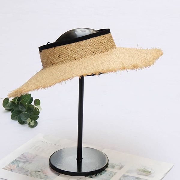 wide brim hats wzcx 2021 foldable korean version casual tide empty hat fashion women summer straw beach cap, Blue;gray
wide brim hats wzcx 2021 foldable korean version casual tide empty hat fashion women summer straw beach cap, Blue;gray