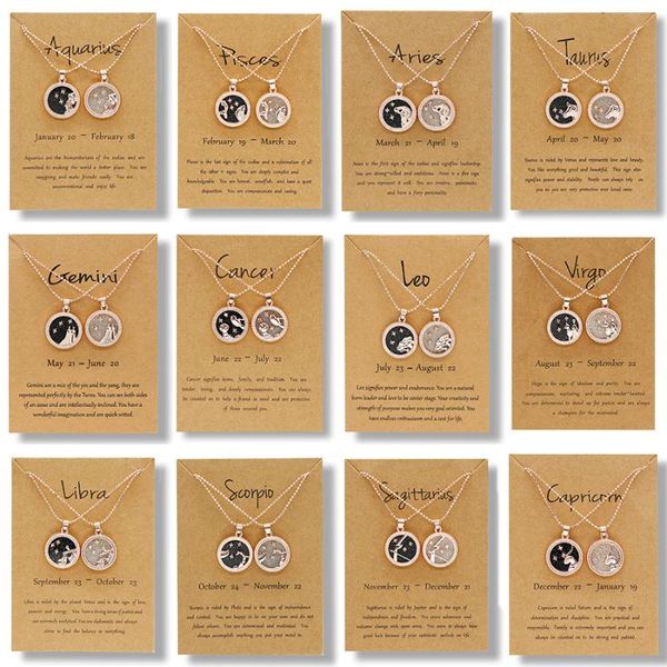 elegant star zodiac sign 12 constellations necklaces charm coins black white resin choker necklaces couple lovers birthday gifts, Silver
elegant star zodiac sign 12 constellations necklaces charm coins black white resin choker necklaces couple lovers birthday gifts, Silver