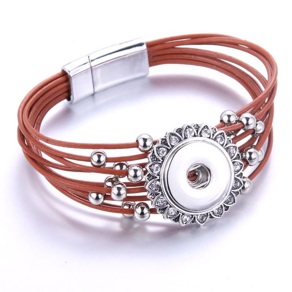 magnet buckle tan rhinestone snap bracelet real genuine leather bracelet fit 18mm snap button for women jewelry 8869, Golden;silver
magnet buckle tan rhinestone snap bracelet real genuine leather bracelet fit 18mm snap button for women jewelry 8869, Golden;silver