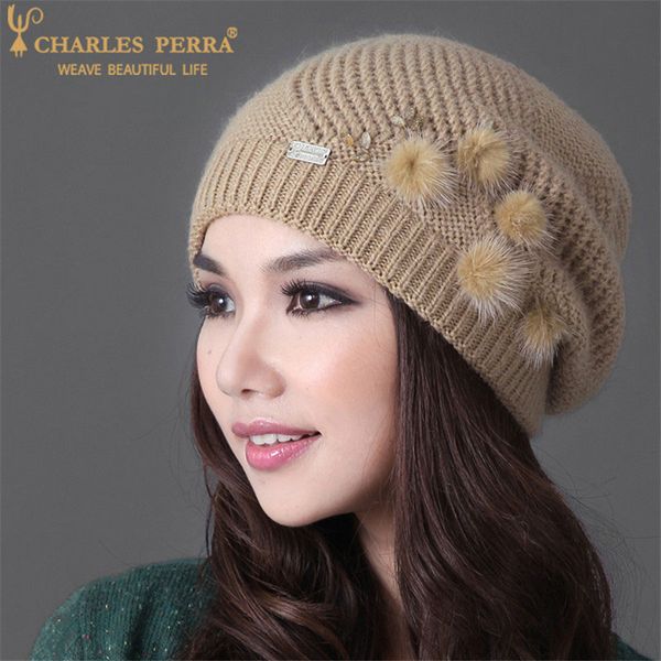 beanie/skull caps charles perra women hats winter thicken double layer hair knitted hat elegant casual wool cap female beanies 2010, Blue;gray
beanie/skull caps charles perra women hats winter thicken double layer hair knitted hat elegant casual wool cap female beanies 2010, Blue;gray