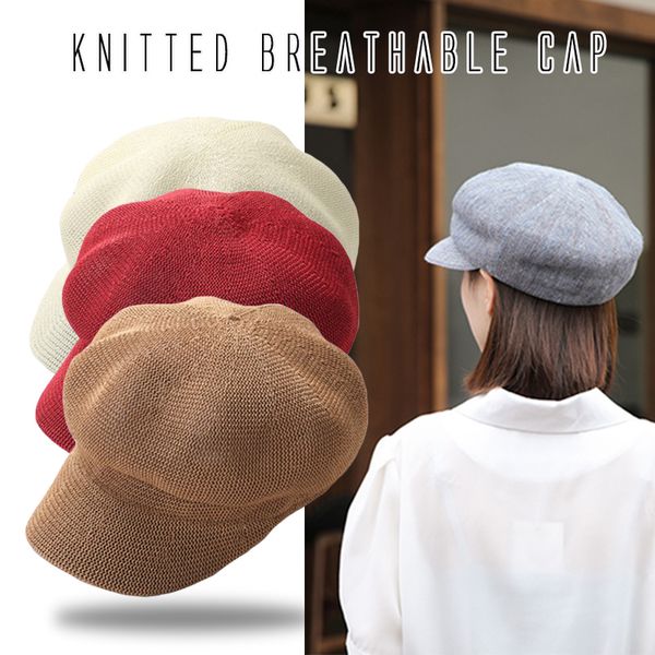 stingy brim hats octagonal cap straw women summer thin sboy painter knitted beret mesh breathable sun hat, Blue;gray
stingy brim hats octagonal cap straw women summer thin sboy painter knitted beret mesh breathable sun hat, Blue;gray