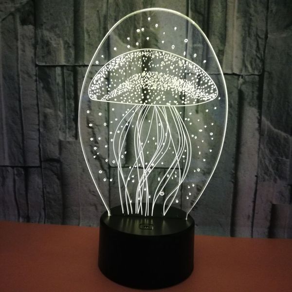 Colorful Touch LED Vision lamp Remote Control 3d Small night lights Jellyfish 3D Atmosphere led lights christmas Gift Table Lamp
Colorful Touch LED Vision lamp Remote Control 3d Small night lights Jellyfish 3D Atmosphere led lights christmas Gift Table Lamp