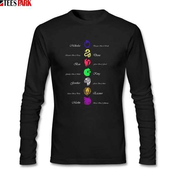 seven deadly sins nanatsu no taizai t-shirt men casual 100% cotton long sleeve camisetas men clothes funny abstract printed tees
seven deadly sins nanatsu no taizai t-shirt men casual 100% cotton long sleeve camisetas men clothes funny abstract printed tees