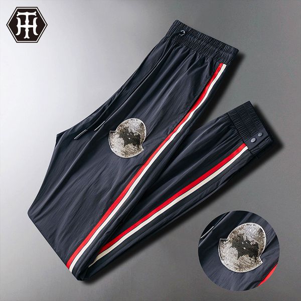 trendy men's pants embroidered light and thin nine-point tethered rope color matching sports casual pants small feet closed pants men&#, Black
trendy men's pants embroidered light and thin nine-point tethered rope color matching sports casual pants small feet closed pants men&#, Black