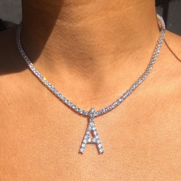 pendant necklaces alyxuy fashion crystal a letter choker necklace punk rhinestone long chain clavicle luxury jewelry women girls gift, Silver
pendant necklaces alyxuy fashion crystal a letter choker necklace punk rhinestone long chain clavicle luxury jewelry women girls gift, Silver