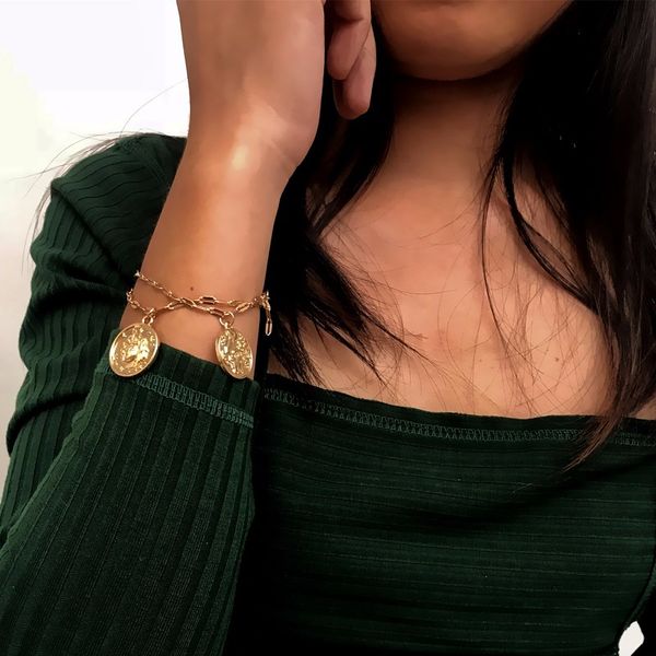 bangle fashion retro personality street shooting wild geometric jewelry simple creative embossing multilayer bracelet, Black
bangle fashion retro personality street shooting wild geometric jewelry simple creative embossing multilayer bracelet, Black