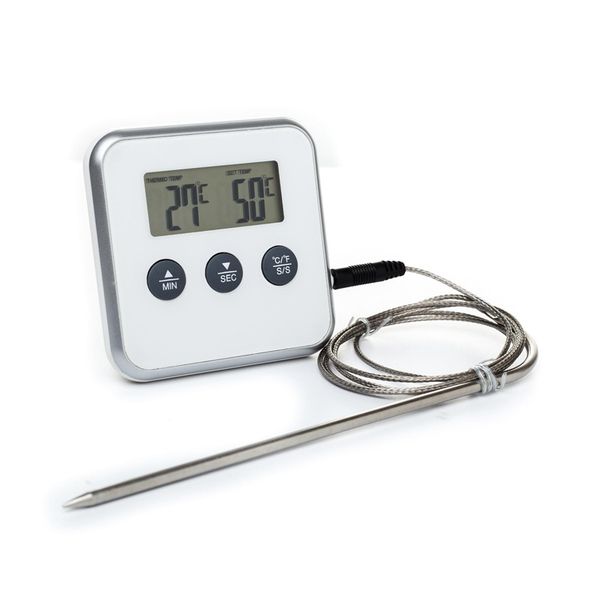 digital kitchen food cooking/oven thermometers/bbq/barbecue/grill/smoker meat/roasting/water thermometer with probe&timer t200603
digital kitchen food cooking/oven thermometers/bbq/barbecue/grill/smoker meat/roasting/water thermometer with probe&timer t200603