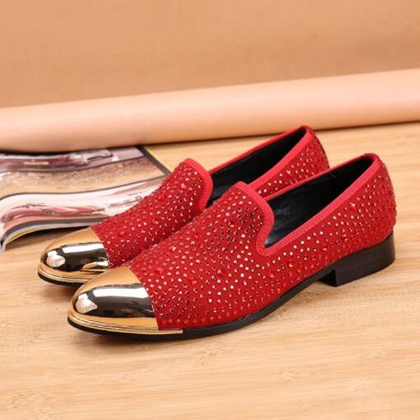 dress shoes zapatos hombre italian men leather red purple mens wedding gold round toe glitter loafers causal office shoe, Black
dress shoes zapatos hombre italian men leather red purple mens wedding gold round toe glitter loafers causal office shoe, Black