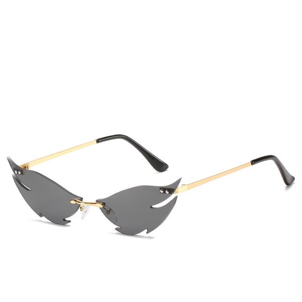 sunglasses women men oculos fire flame rimless wave sun glasses uv 400 eyewear trendy narrow, White;black
sunglasses women men oculos fire flame rimless wave sun glasses uv 400 eyewear trendy narrow, White;black