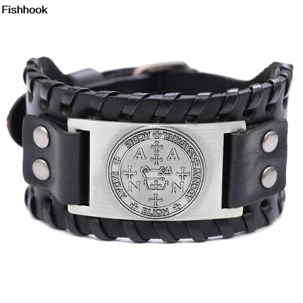 fishhook 2020new уриэль pattern pulseira masculina штрафной angel браслет регулируемая кожа широкий wrap браслеты ювелирные изделия, Golden;silver
fishhook 2020new уриэль pattern pulseira masculina штрафной angel браслет регулируемая кожа широкий wrap браслеты ювелирные изделия, Golden;silver