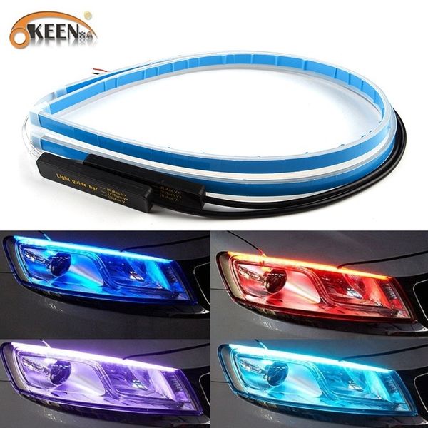 okeen 2pcs universal car led daytime running strip light 60cm white drl sequential yellow turn signal lights for auto head lamp
okeen 2pcs universal car led daytime running strip light 60cm white drl sequential yellow turn signal lights for auto head lamp