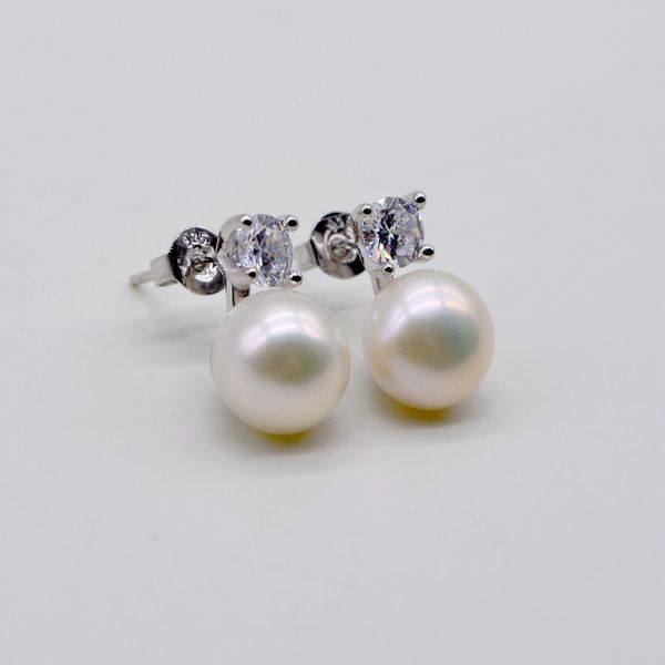 stud pearl shiny earrings, 925 silver 9mm freshwater pearl, women's white / grey blue green, Golden;silver
stud pearl shiny earrings, 925 silver 9mm freshwater pearl, women's white / grey blue green, Golden;silver