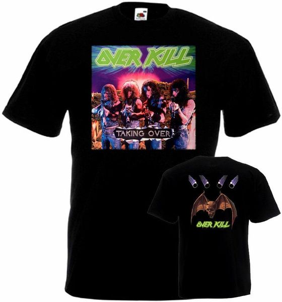 overkill taking over t-shirt double sided black poster all sizes s...5xl p