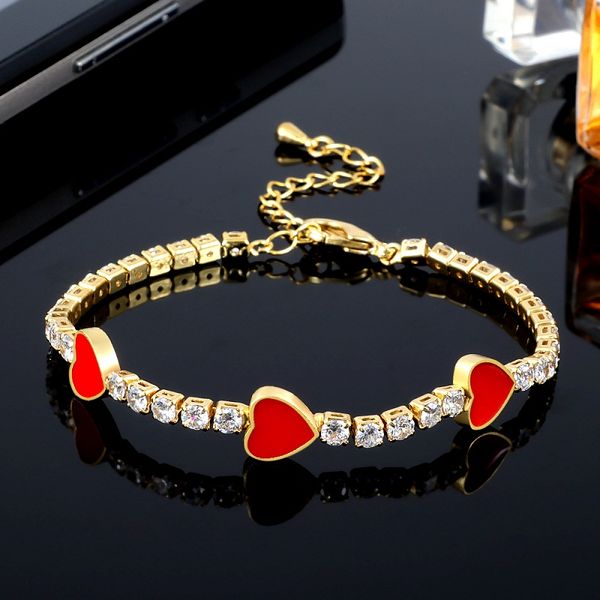 link, chain fashion brand colored love heart bracelets for women charm square crystal cz forever bracelet jewelry gift, Black
link, chain fashion brand colored love heart bracelets for women charm square crystal cz forever bracelet jewelry gift, Black