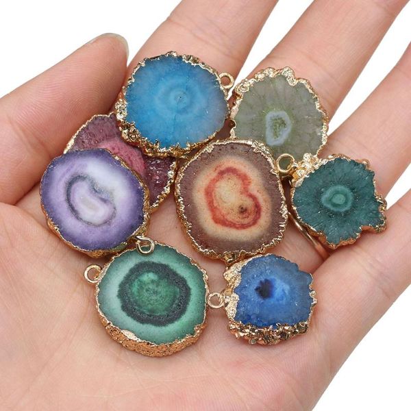 natural stone charm round shape agates pendant for women gifts jewelry making diy necklace accessories size 20x25-23x28mm, Bronze;silver
natural stone charm round shape agates pendant for women gifts jewelry making diy necklace accessories size 20x25-23x28mm, Bronze;silver