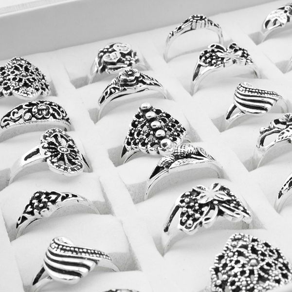 20 pieces/lot ring wholesale mix style antique silver plated statement small vintage charm ring for women and men, Golden;silver
20 pieces/lot ring wholesale mix style antique silver plated statement small vintage charm ring for women and men, Golden;silver