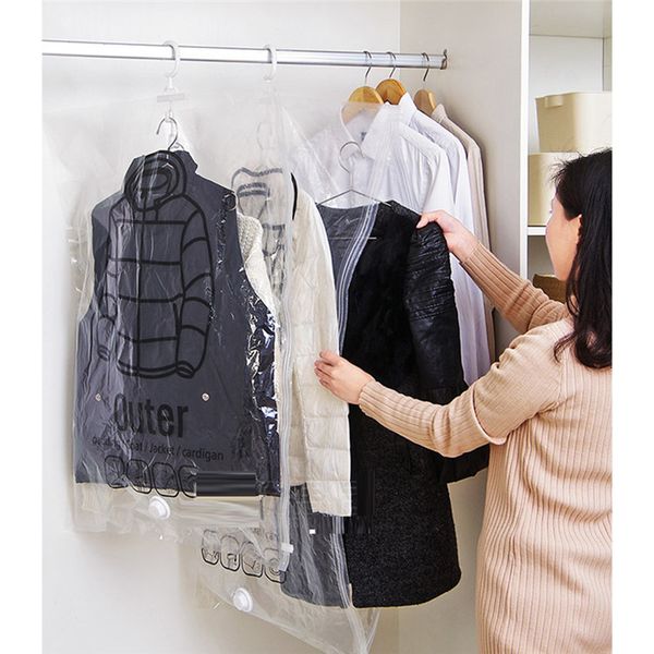 new clothes compression hanging bag transparent large buggy bags thick down jacket air vacuum bag clothes organizing folders
new clothes compression hanging bag transparent large buggy bags thick down jacket air vacuum bag clothes organizing folders