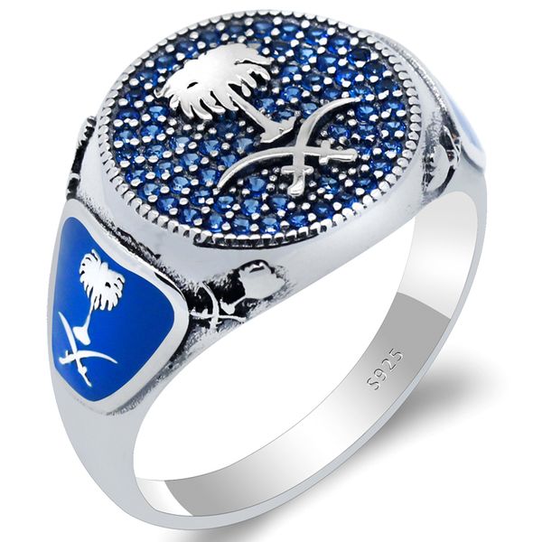 new 925 sterling silver ring for men women islamic double swords man ring with blue cz palm tree vintage religious jewelry, Golden;silver
new 925 sterling silver ring for men women islamic double swords man ring with blue cz palm tree vintage religious jewelry, Golden;silver