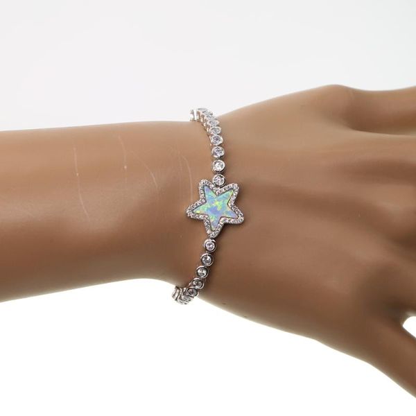 slider box chain tennis chain star charm fire opal star charm delicate teen girl women gem christmas gift bracelet, Black
slider box chain tennis chain star charm fire opal star charm delicate teen girl women gem christmas gift bracelet, Black