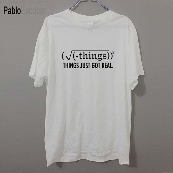 things just got real party math funny men t shirt tshirt fashion new o neck cotton t-shirt tee camisetas
things just got real party math funny men t shirt tshirt fashion new o neck cotton t-shirt tee camisetas