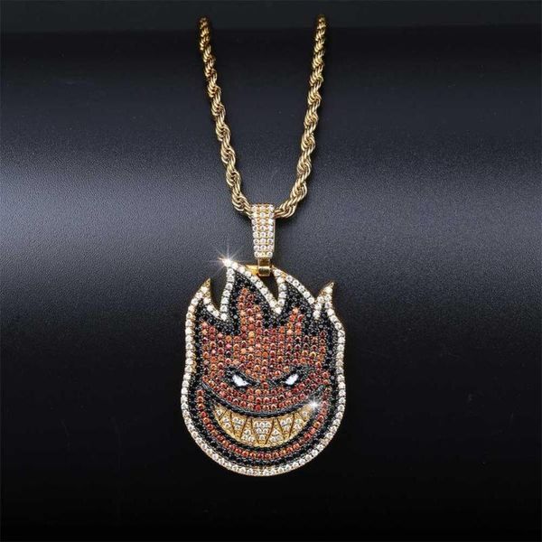 men's hip hop rock jewelry spitfire pendant necklace iced out chain gold color with tennis chain with cubic zircon, Silver
men's hip hop rock jewelry spitfire pendant necklace iced out chain gold color with tennis chain with cubic zircon, Silver