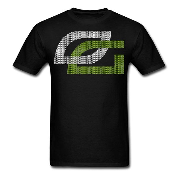optic gaming logo men's t-shirt men t-shirts 100 % cotton t shirt new 2017 fashion funny print men