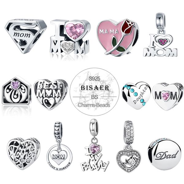other bisaer 925 sterling silver charms mom heart family pendant mother gift charm beads fit pan bracelets for
other bisaer 925 sterling silver charms mom heart family pendant mother gift charm beads fit pan bracelets for