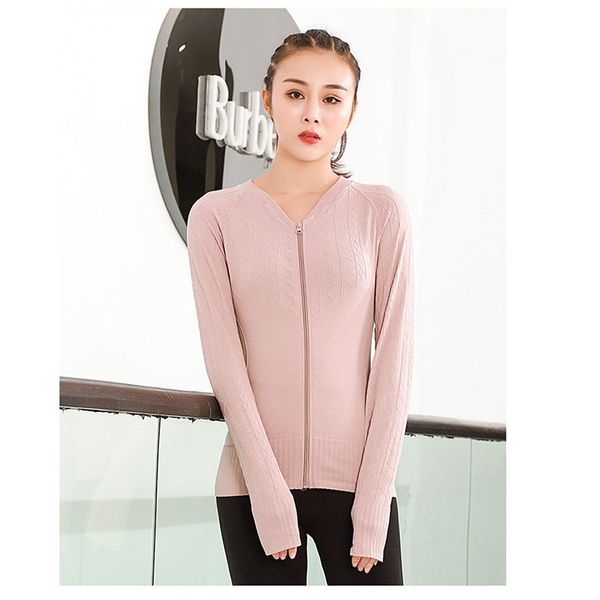 yoga outfits salspor shirts women sports fitness zipper high elastics long sleeve solid color slim running althetic, White;red
yoga outfits salspor shirts women sports fitness zipper high elastics long sleeve solid color slim running althetic, White;red