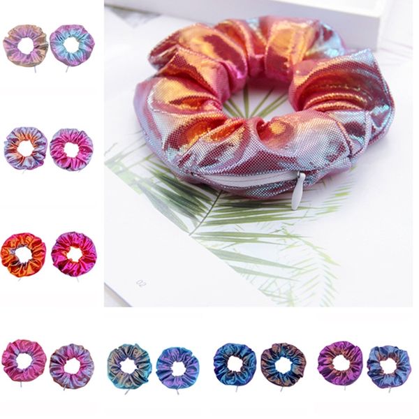 10 colors gradient color hair scrunchie women ladies girls ponytail holder zipper scrunchy hair accessories hairbands wrist ankle d91507, Silver
10 colors gradient color hair scrunchie women ladies girls ponytail holder zipper scrunchy hair accessories hairbands wrist ankle d91507, Silver
