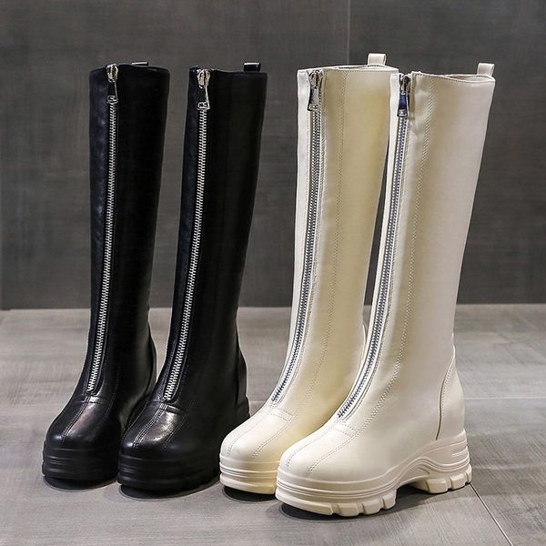 lady boots rock shoes woman boots-women round toe winter footwear leather booties zipper thigh high heels high sexy, Black
lady boots rock shoes woman boots-women round toe winter footwear leather booties zipper thigh high heels high sexy, Black
