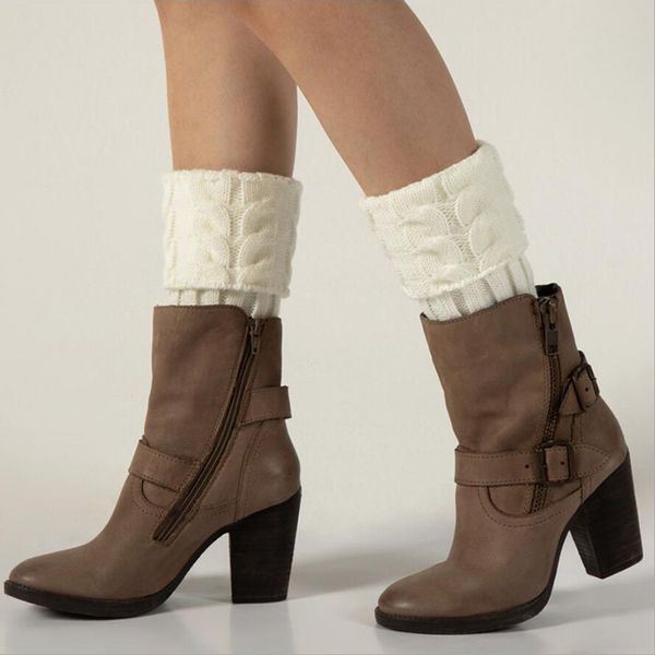 1 pair women crochet boot socks winter thick boot cuff knitting autumn winter short socks, Black;white
1 pair women crochet boot socks winter thick boot cuff knitting autumn winter short socks, Black;white