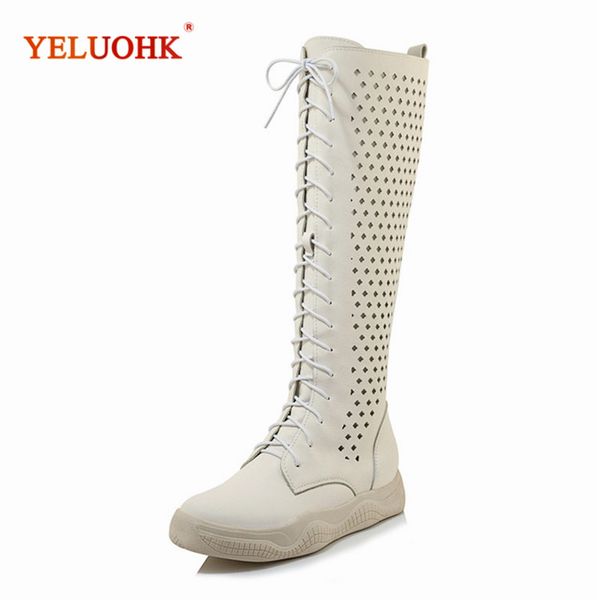 34-42 knee high boots women big size autumn boots women, Black