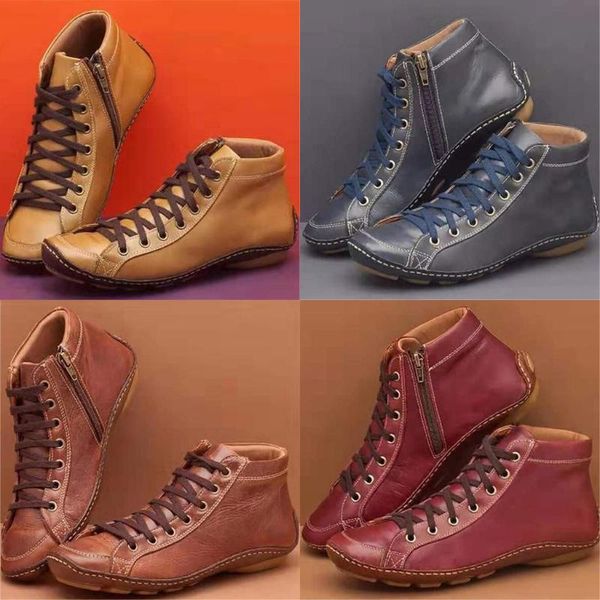 2020 новая осень зима ретро женщин сапоги мода кожа ботильоны zapatos de mujer wram botas mujer, Black
2020 новая осень зима ретро женщин сапоги мода кожа ботильоны zapatos de mujer wram botas mujer, Black