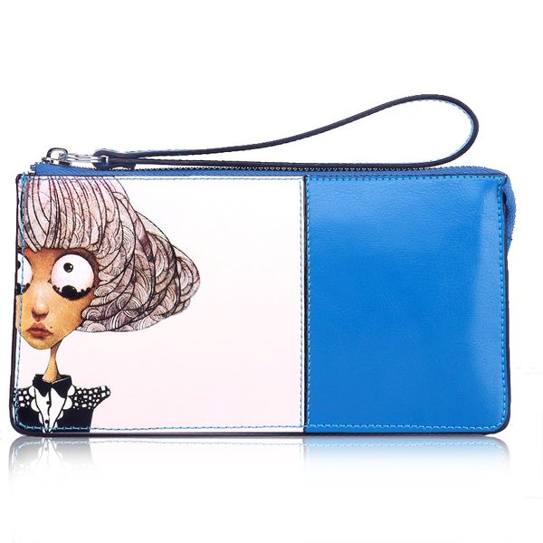 fashion zipper clutch bag handbag day clutches women cow leather cartoon printing long purse card holder wallets girl bags
fashion zipper clutch bag handbag day clutches women cow leather cartoon printing long purse card holder wallets girl bags