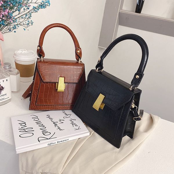 2020 new women's bag pu leather solid color retro small bag crocodile pattern handbag shoulder crossbody
2020 new women's bag pu leather solid color retro small bag crocodile pattern handbag shoulder crossbody