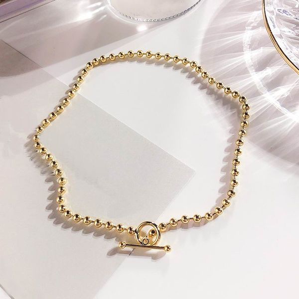 chokers personality metal beads chain choker necklace women fashion jewelry statement collares, Golden;silver
chokers personality metal beads chain choker necklace women fashion jewelry statement collares, Golden;silver