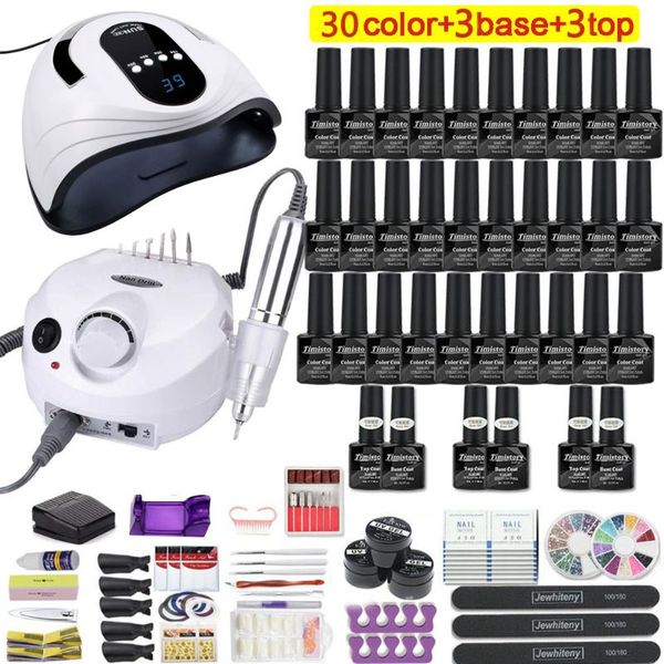 nail art kits manicure set with 120w/80w/54w led lamp 35000rpm drill machine 30 color uv gel polish kit tools
nail art kits manicure set with 120w/80w/54w led lamp 35000rpm drill machine 30 color uv gel polish kit tools
