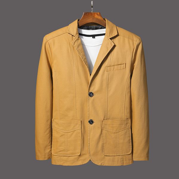 men's suits & blazers spring and autumn jacket slim fashion cotton youth casual coat for men, White;black
men's suits & blazers spring and autumn jacket slim fashion cotton youth casual coat for men, White;black
