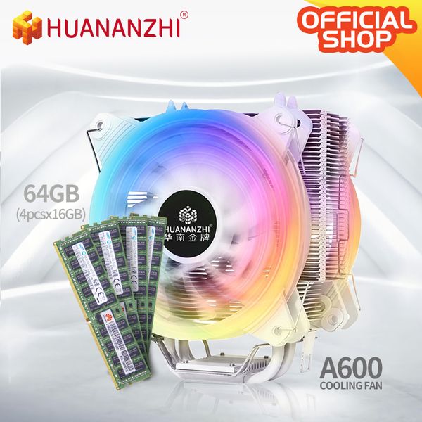 huananzhi a600 4 copper heat pipe led cpu cooler fan radiator quiet dual fan cooler heatsin with 4*16g ddr4 recc combo kit set
huananzhi a600 4 copper heat pipe led cpu cooler fan radiator quiet dual fan cooler heatsin with 4*16g ddr4 recc combo kit set