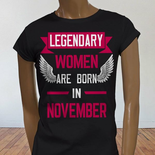 legendary women born november scorpio sagittarius womens black t-shirt 
legendary women born november scorpio sagittarius womens black t-shirt